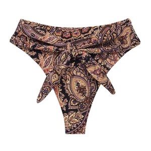Meg Paisley Paula Tie-Up Bikini Bottom